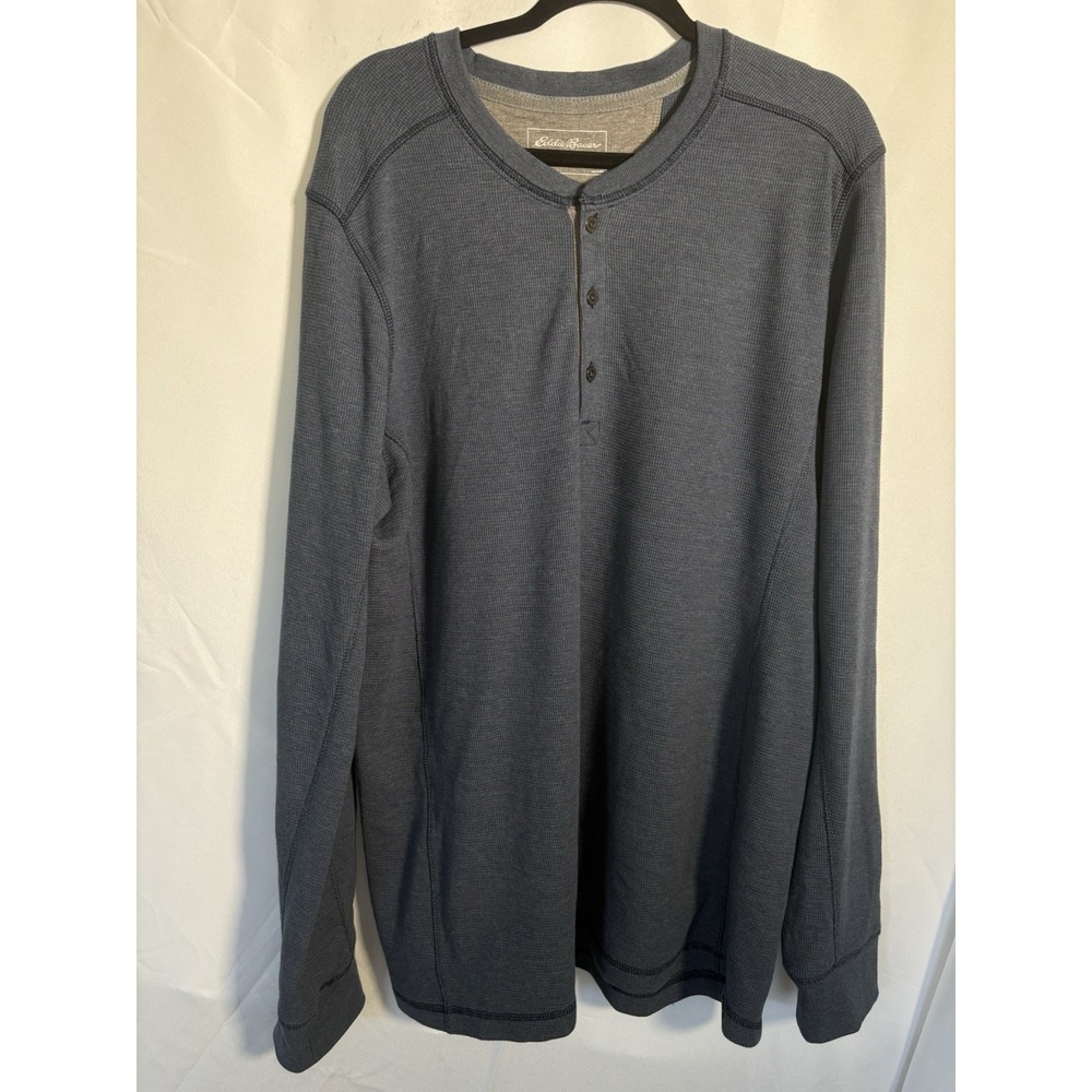Eddie Bauer Light‎ Sweatshirt Size TXL !/4 button Pullover